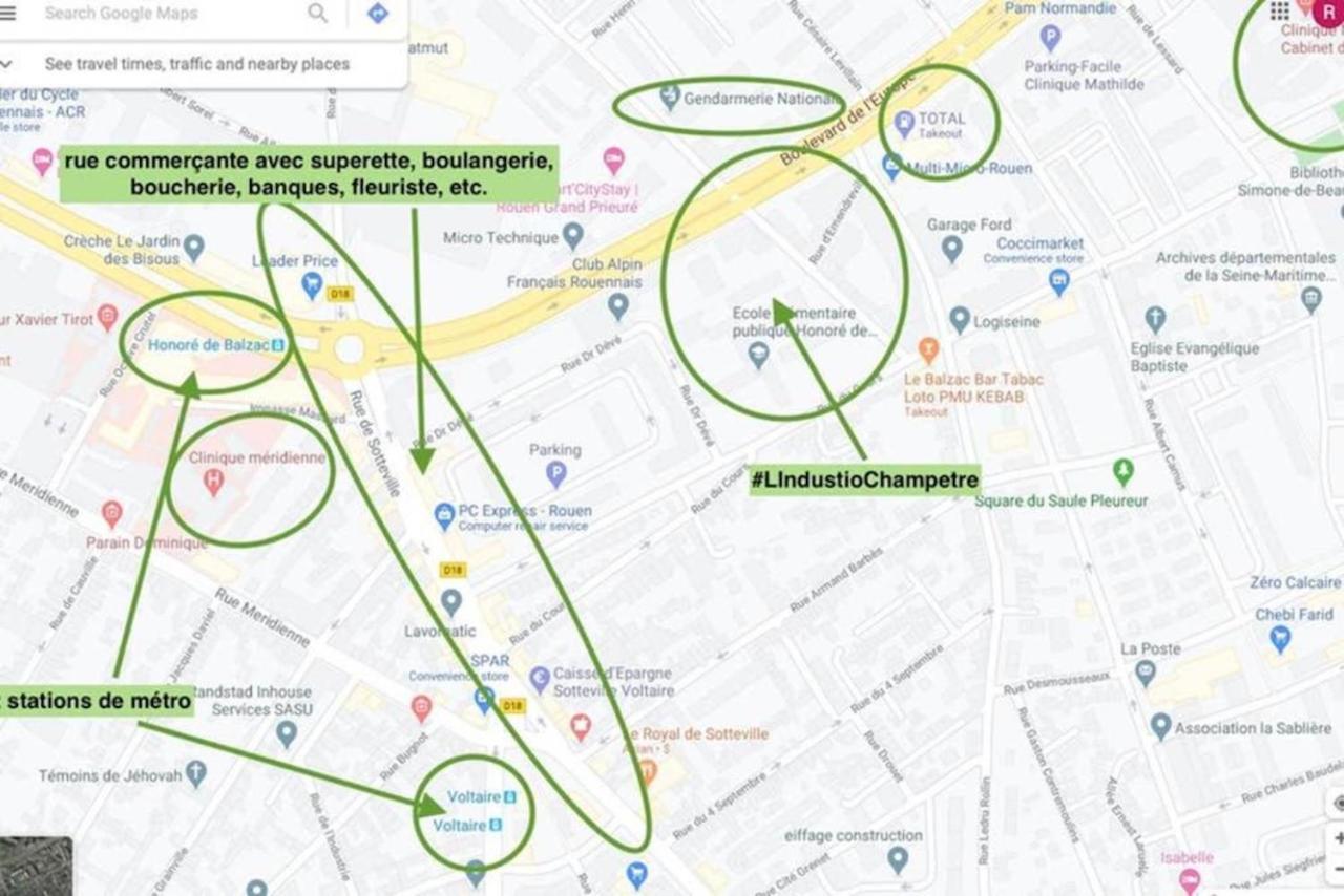 #Lindustriochampetre Free Parking, Bien Situe, Spacieux, Proche Clinique ルーアン エクステリア 写真