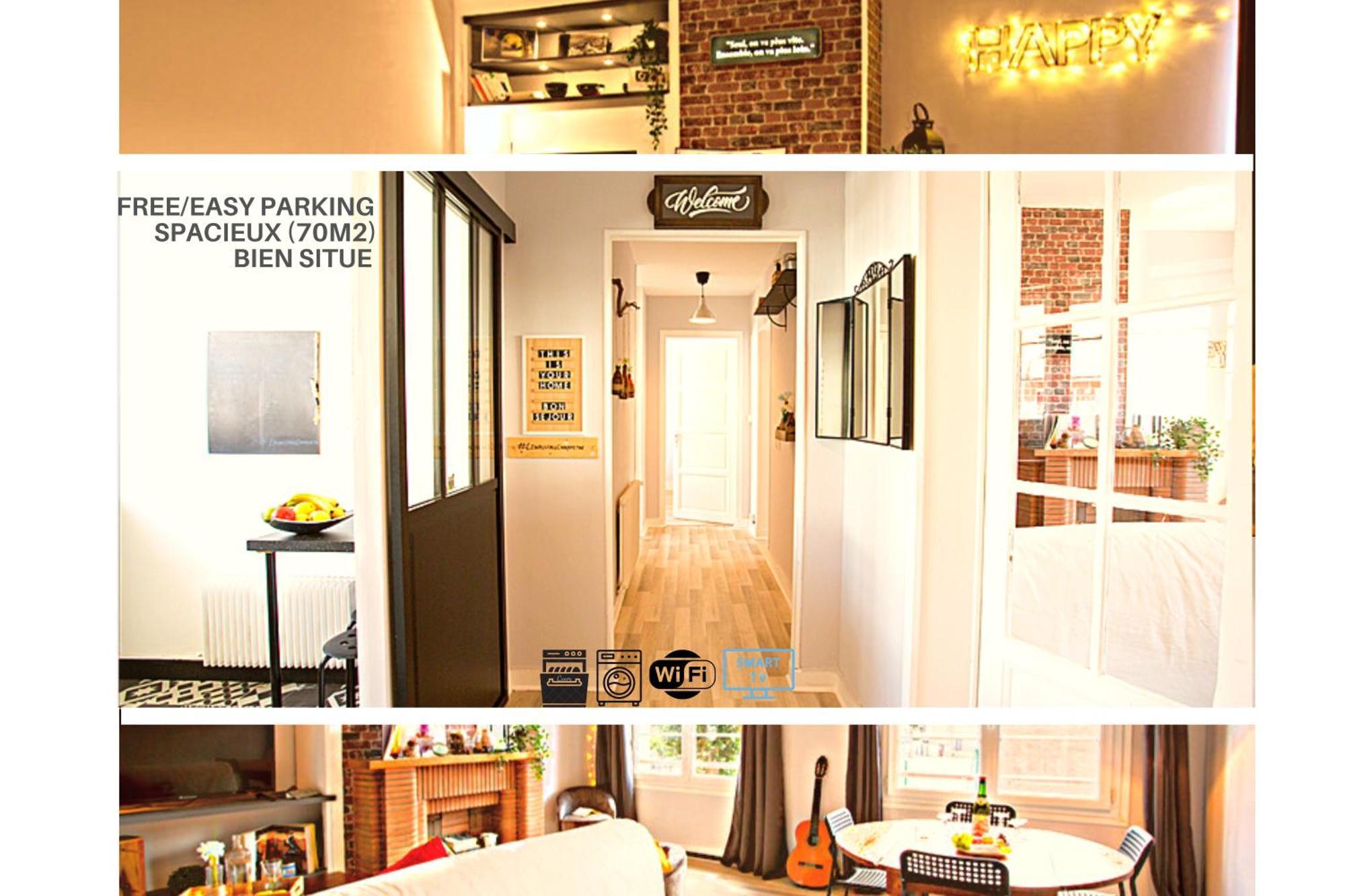 #Lindustriochampetre Free Parking, Bien Situe, Spacieux, Proche Clinique ルーアン エクステリア 写真